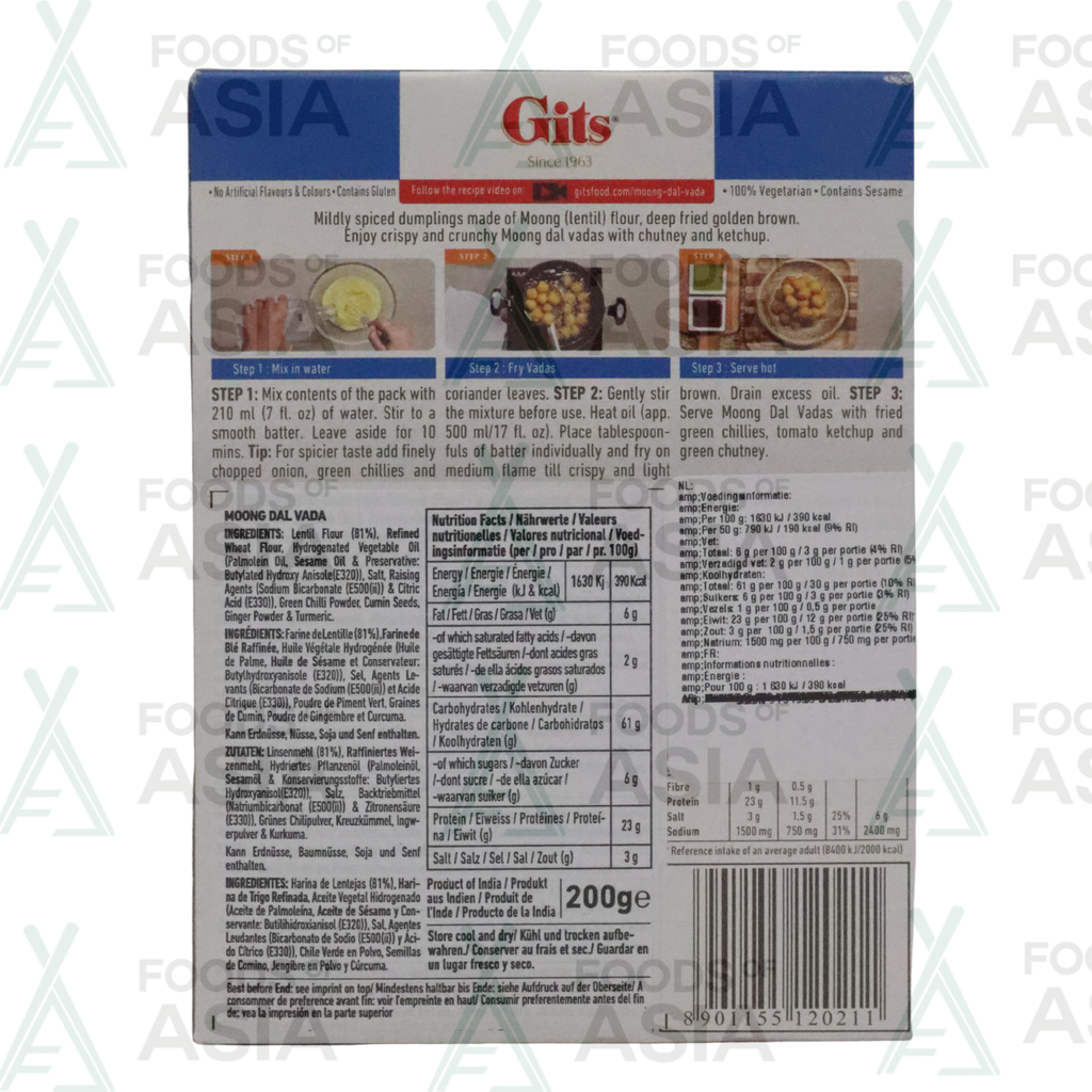 Gits Moong Dal Vada 200g