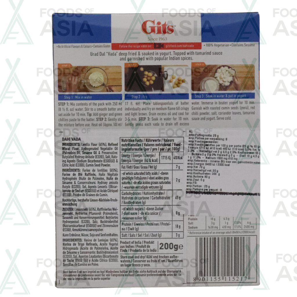 Gits Dahi Vada 200g