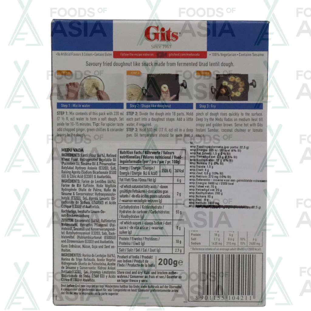 Gits Medu Vada 200g