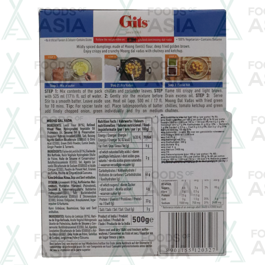 Gits Moong Dal Vada 500g