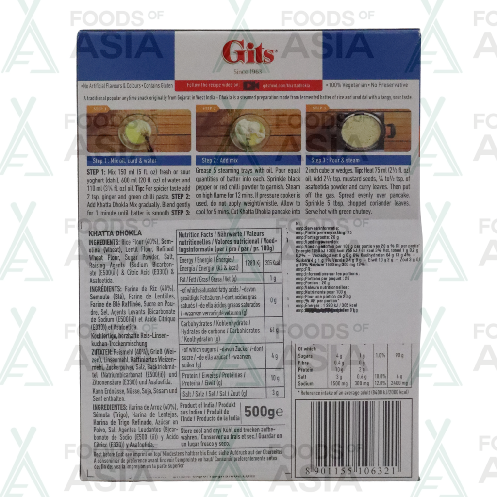Gits Khatta Dhokla 500g
