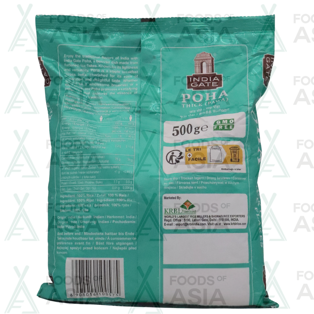 India Gate Poha Thick 500g