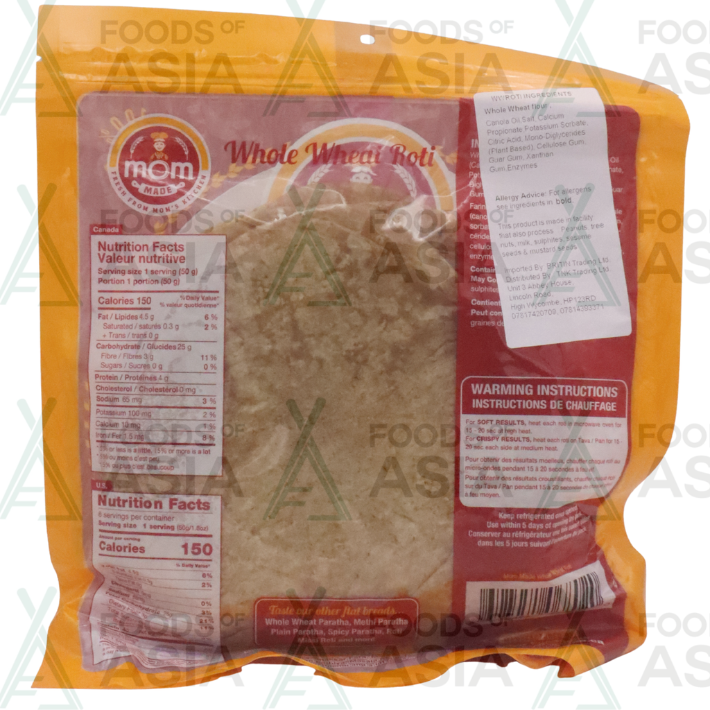 Mom Made Whole Wheat Roti 400g
