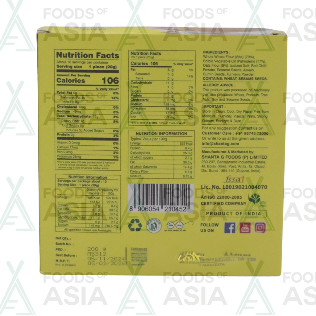 ShantiG Bhakhri Masala 200g