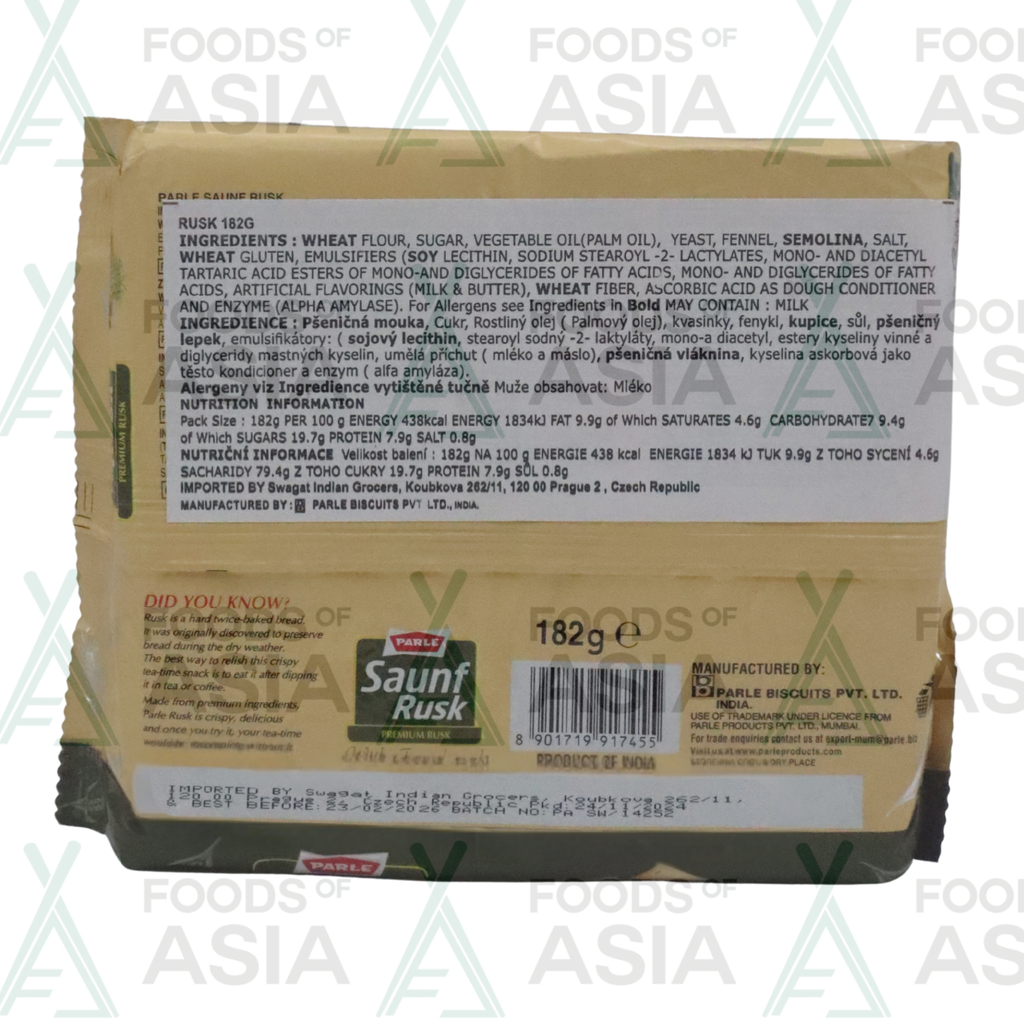 Parle Saunf Rusk 182g