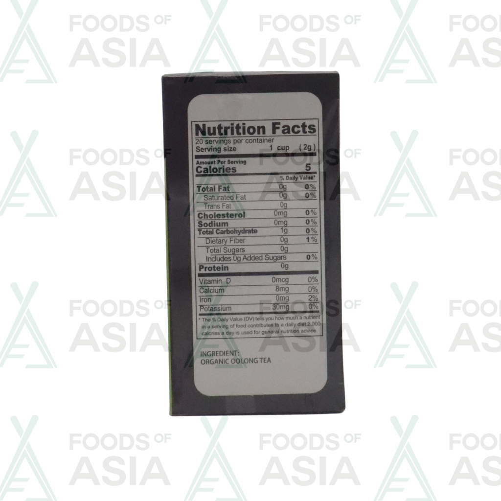 Tian Hu Shan Oolong Tea Bags Organic 40g