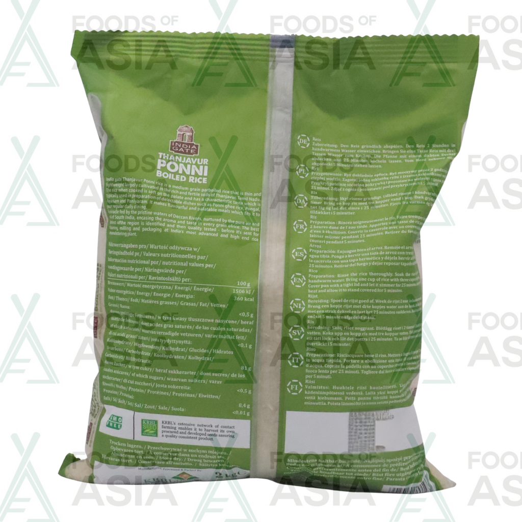India Gate Ponni Boiled Rice 2kg