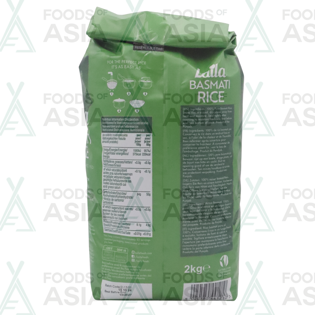 Laila Basmati Rice 2kg