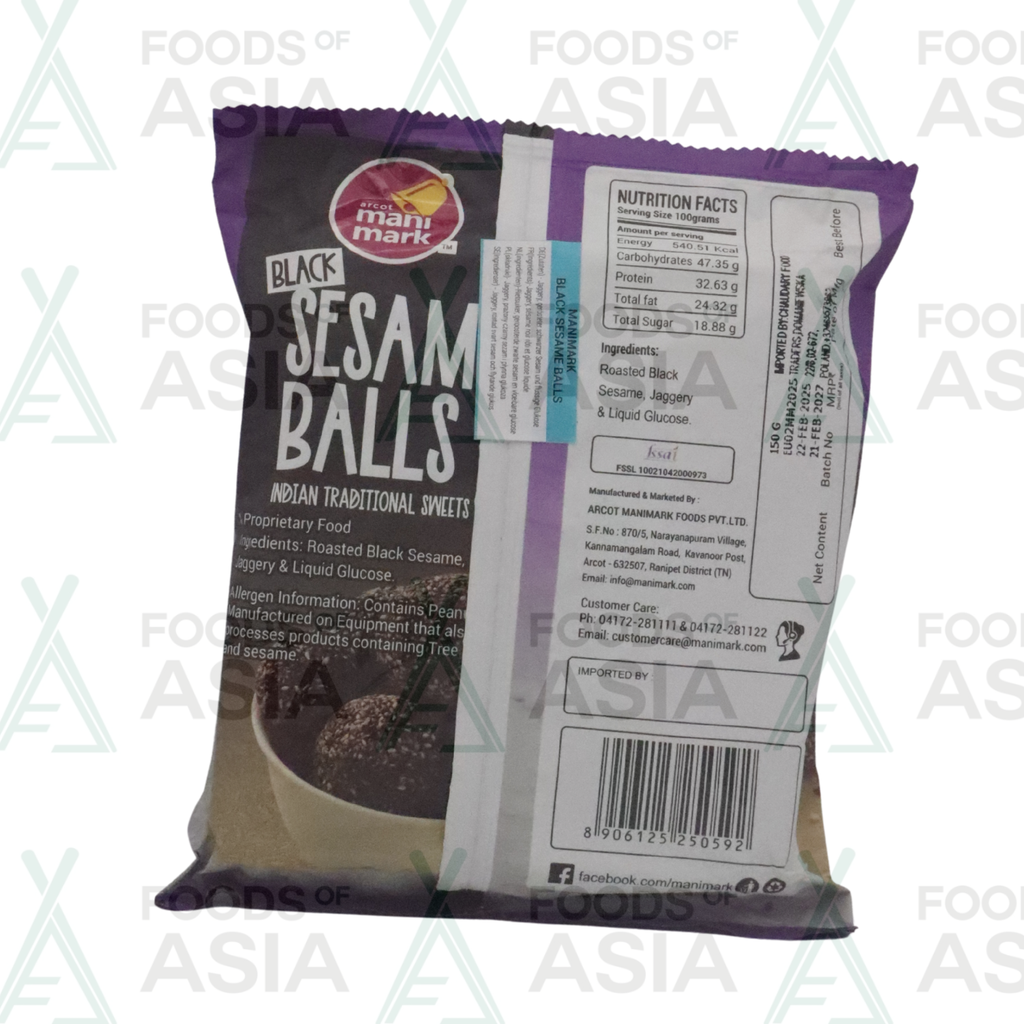 Mani Mark Black Sesame Balls 150g