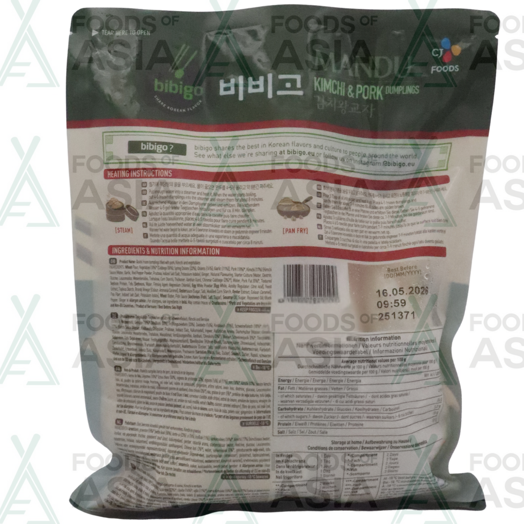 BIBIGO Mandu Kimchi & Pork 525g