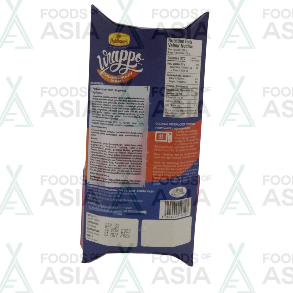 Haldiram's Punjabi Choley Wrap 156g