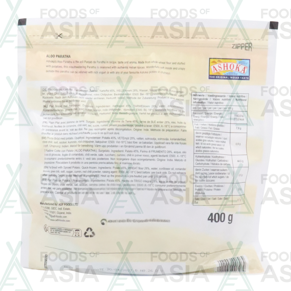 Ashoka Aloo Paratha 400g