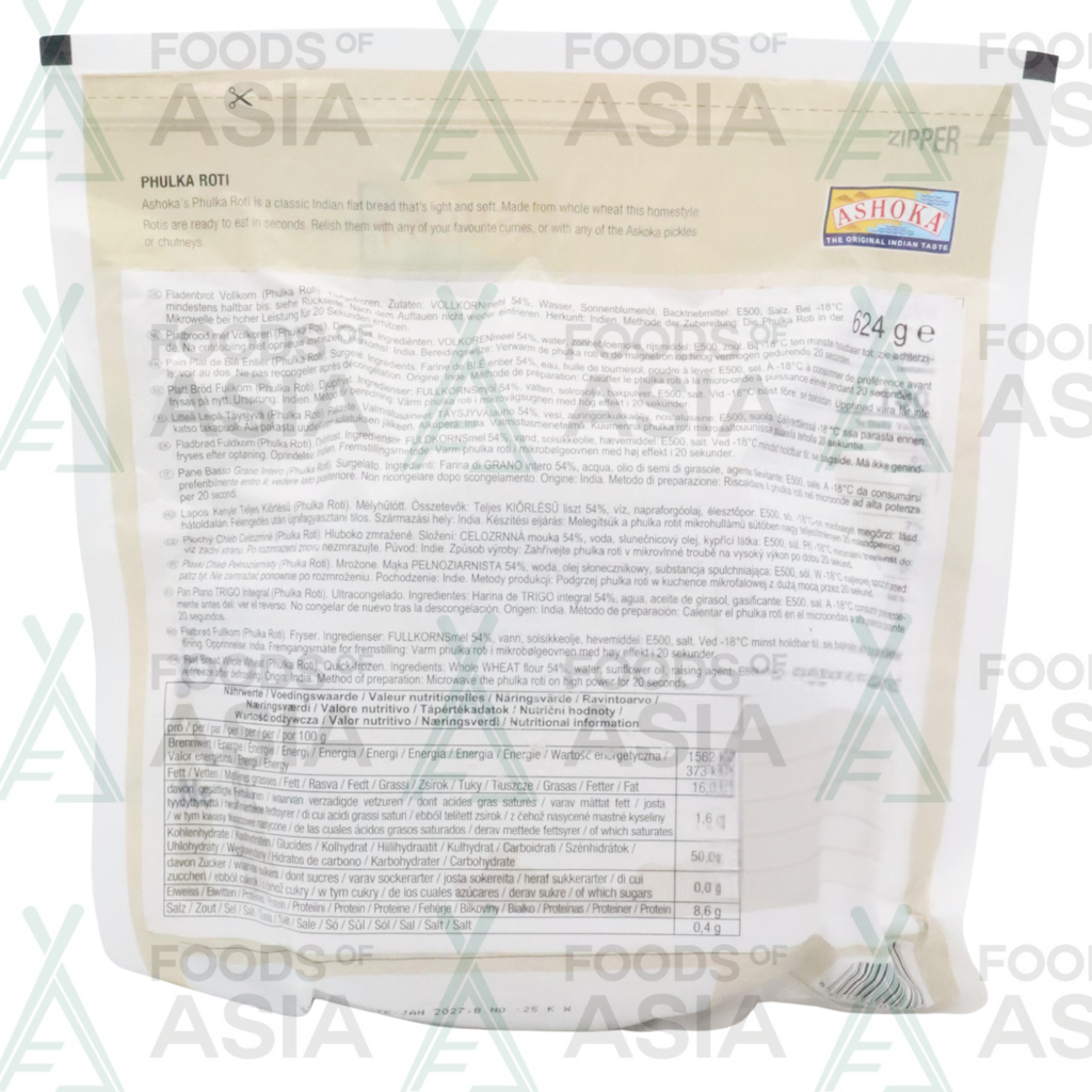Ashoka Phulka Roti Paratha 624g