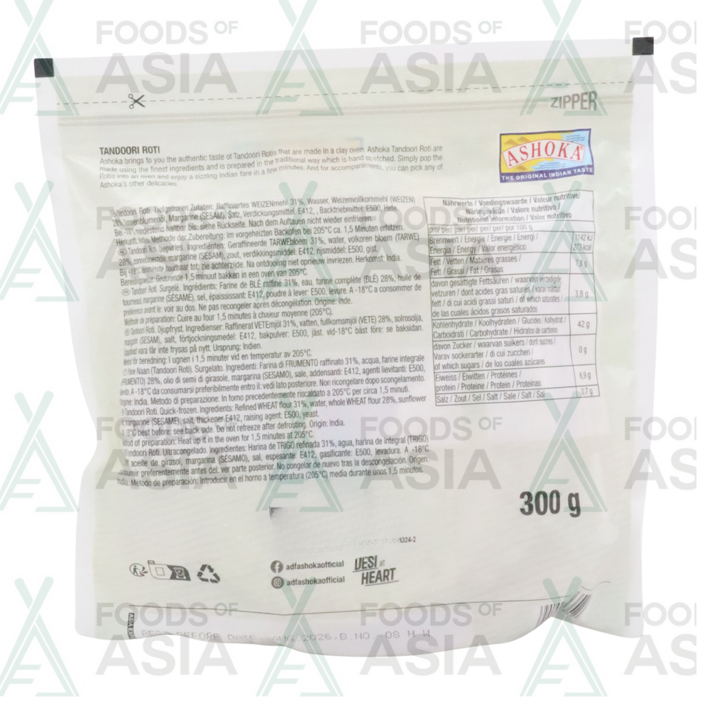 Ashoka Tandoori Roti 300g