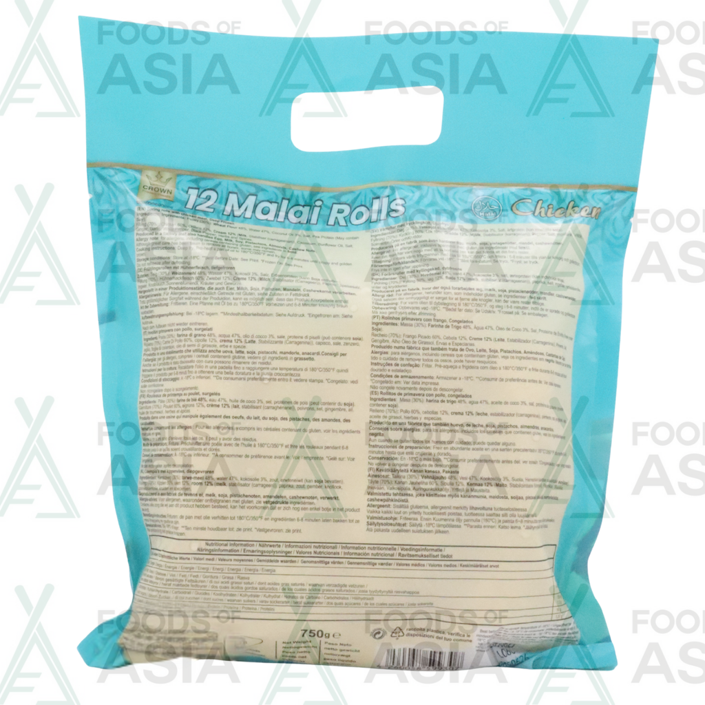 CROWN Malai Chicken Rolls 10pcs