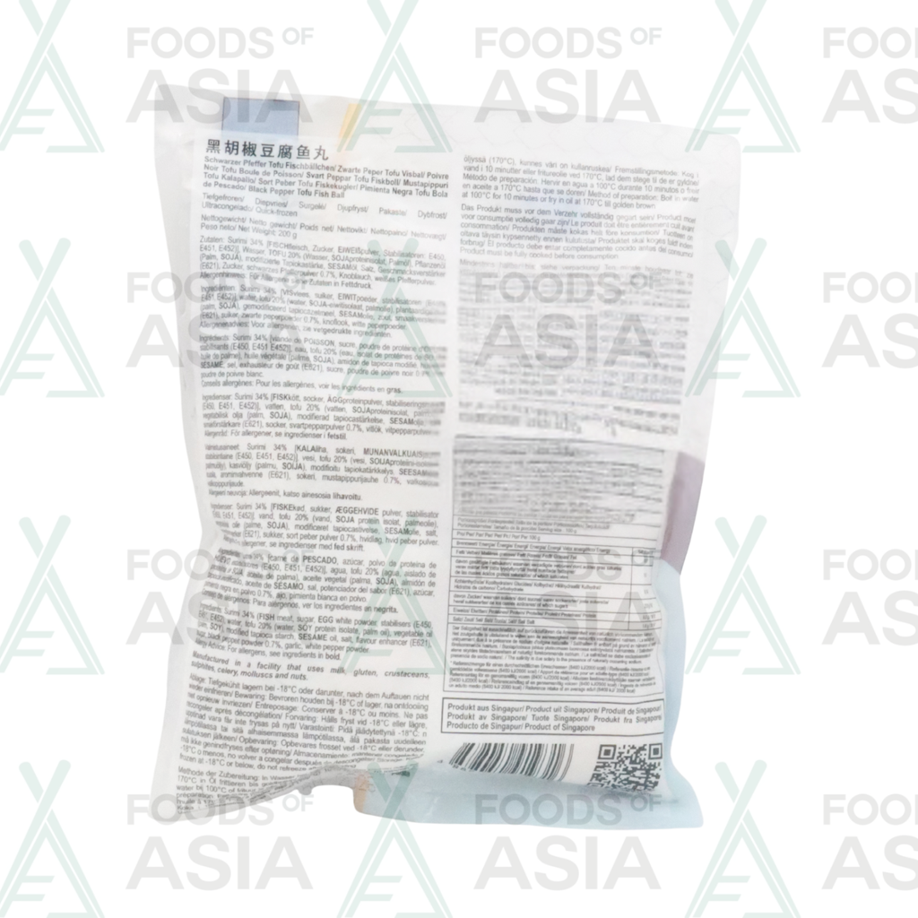 DODO Fish Balls Black Pepper Tofu 200g