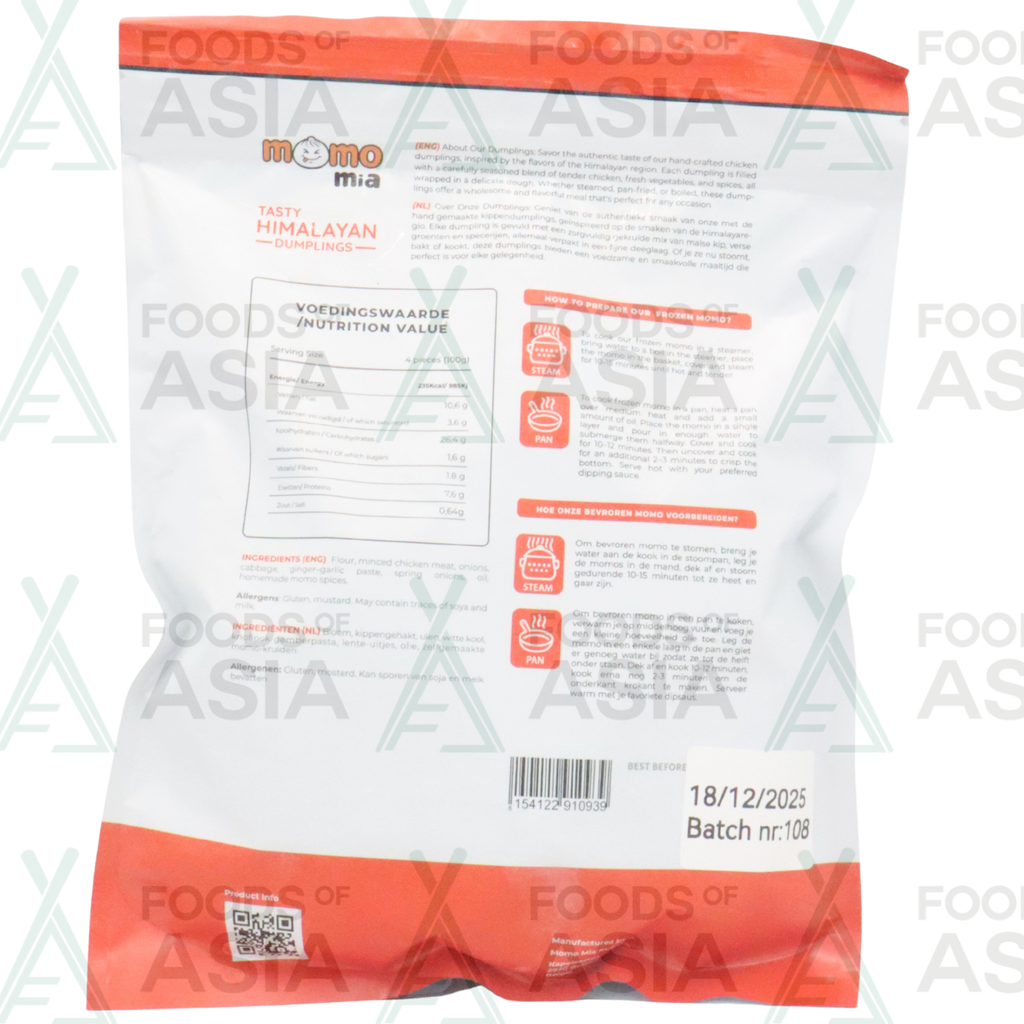 Momo Mia Chicken Momo 450g