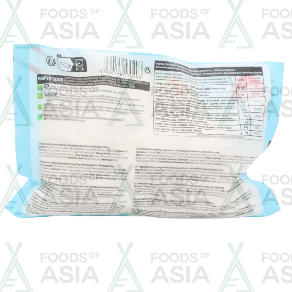 Fresh Asia Chive & Tofu Skin 450g
