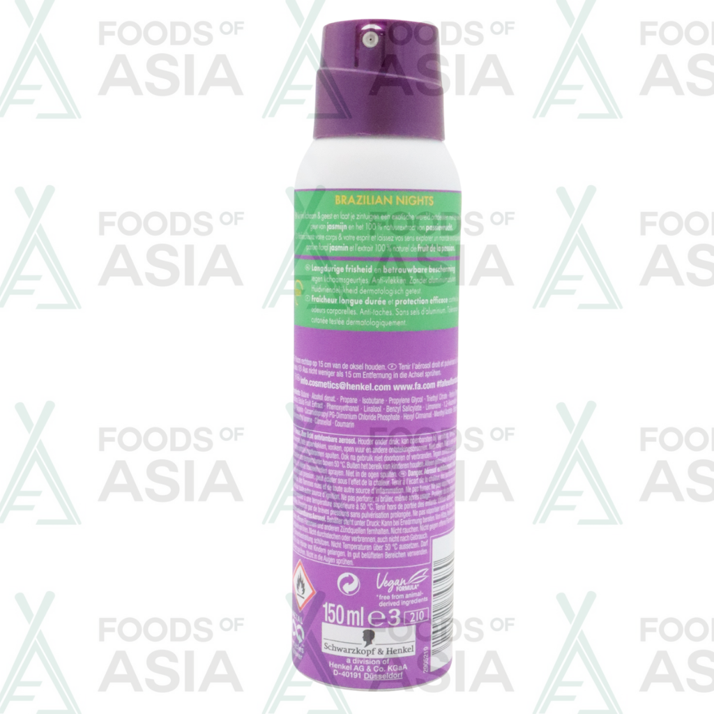 Fa Deodorant Spray Brazilian Nights150ml