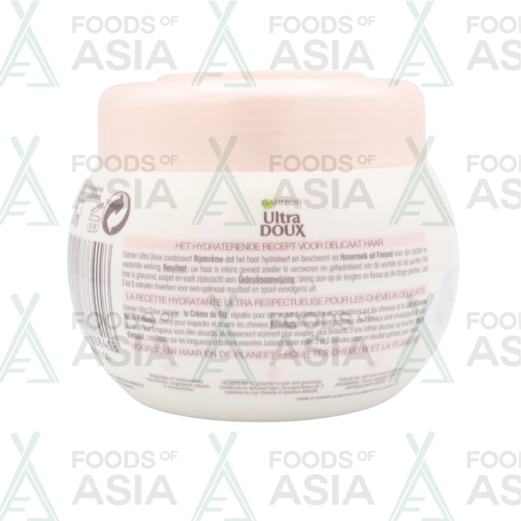 Garnier Ultra Doux Haarmasker Zachtheid van Haver Rijstcreme&Havermelk 300ml