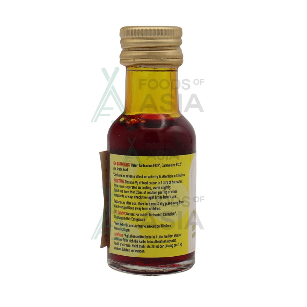 Annam Yellow Liquid Food Colouring 28ml