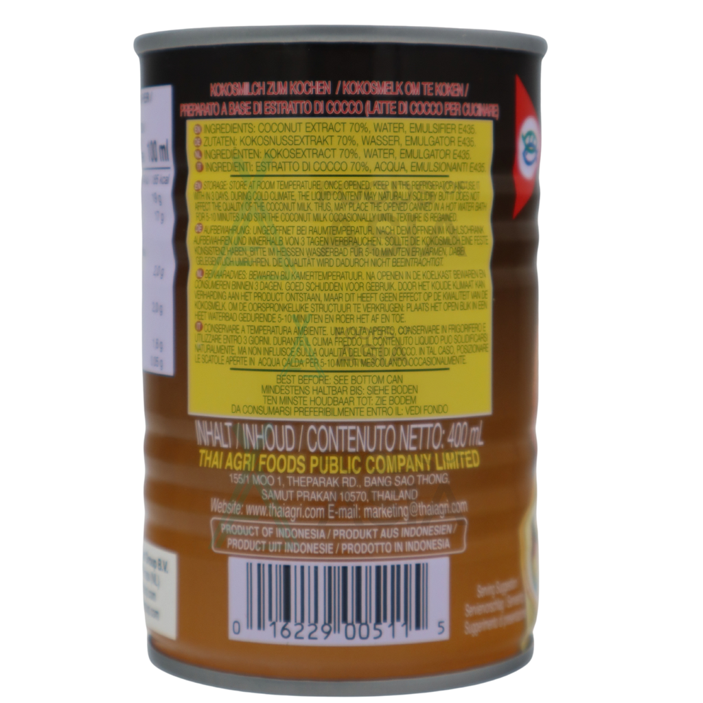 Aroy-D Coconut Milk For Cooking 400ml
