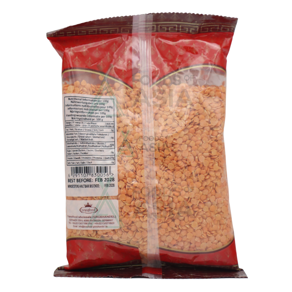 Annam Red Split Lantils 500g