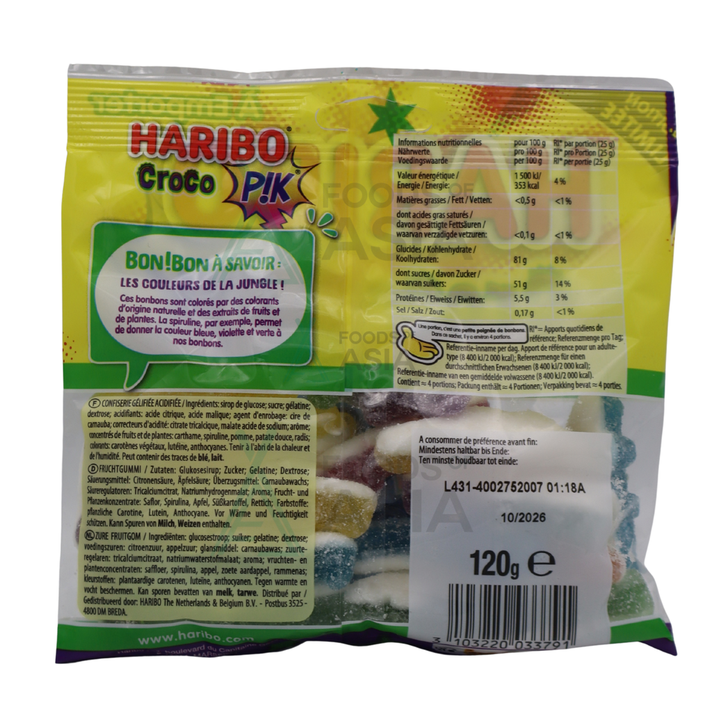 Haribo Croco Pik 120g