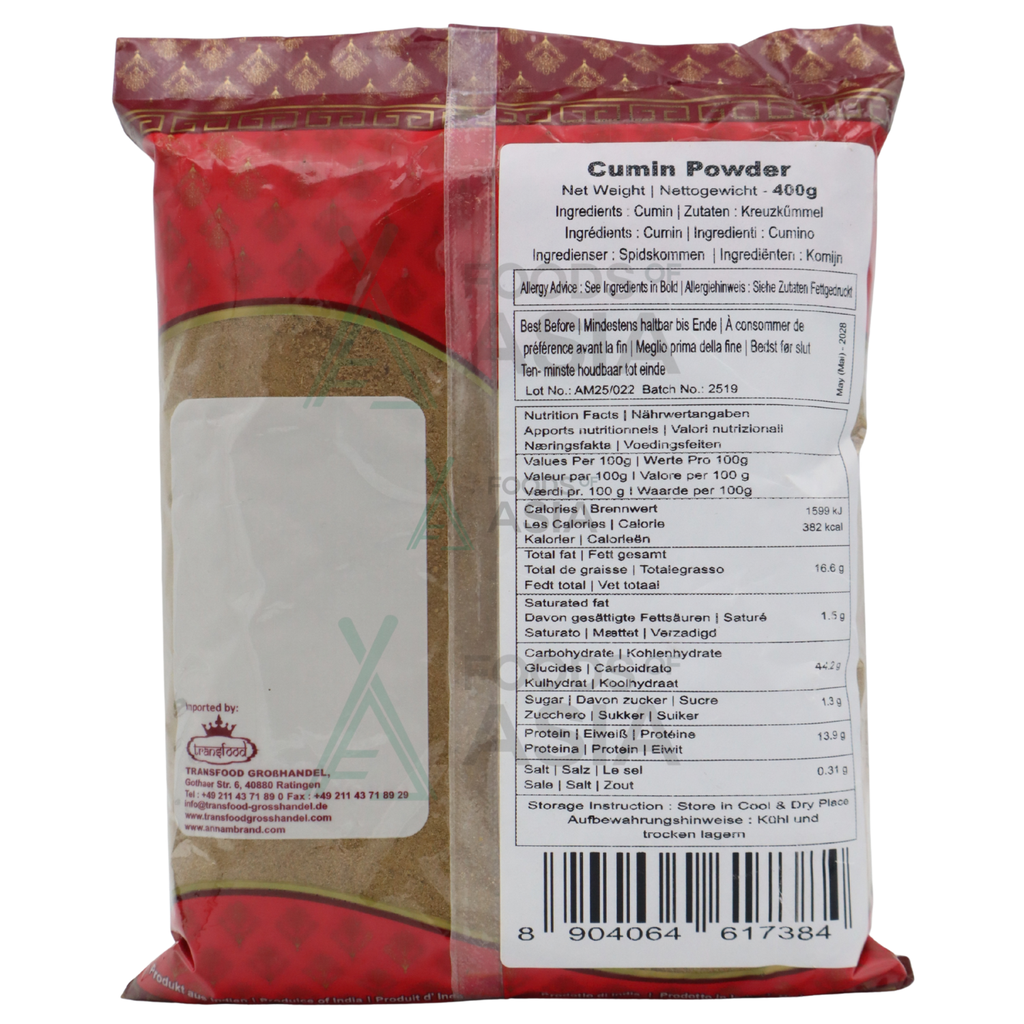 Annam Cumin (Jeera) Powder 400g