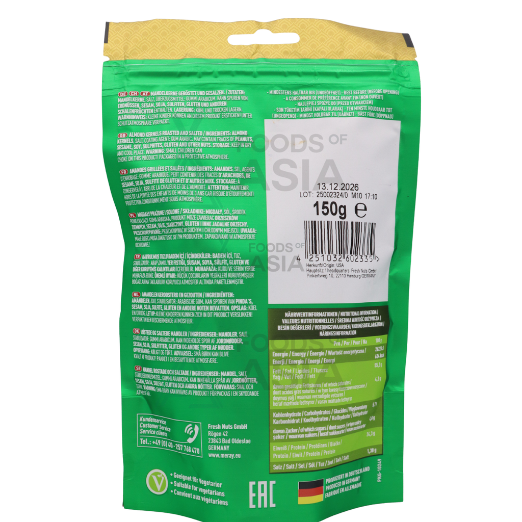 Meray Almond Kernels Roasted & Salted 150g