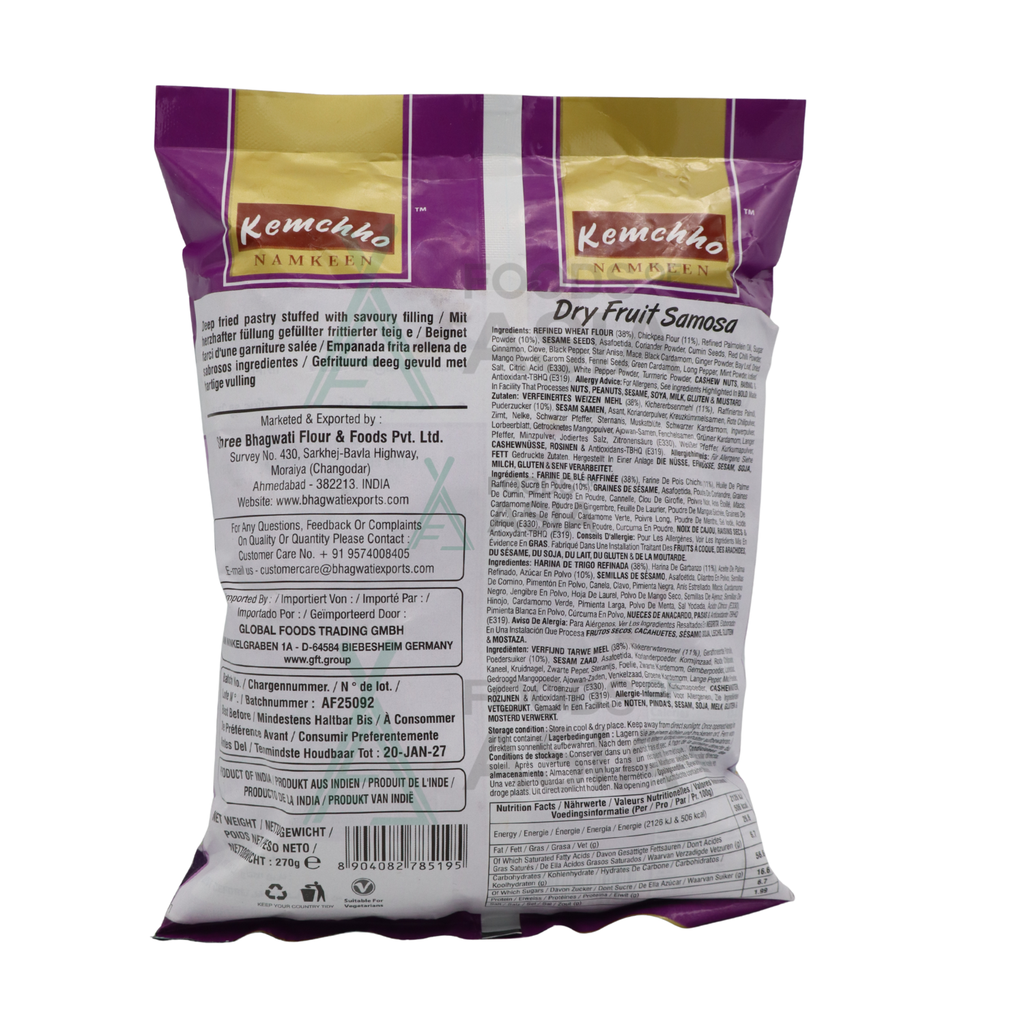 Kemchho Dry Fruit Samosa 270g