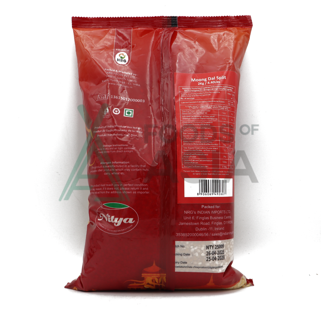 NITYA MOONG DAL SPLIT YELLOW 2KG