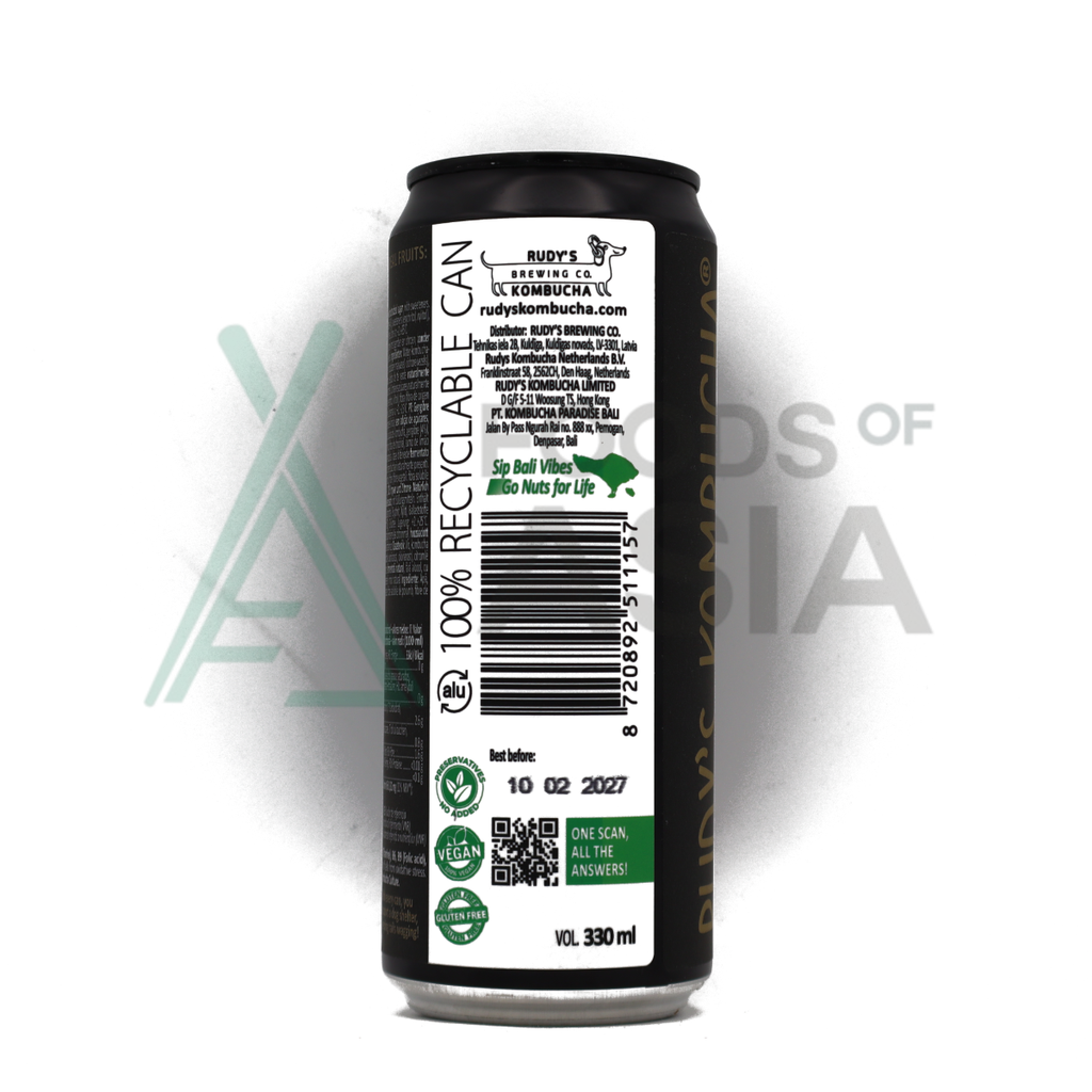 Kombucha Ginger & Lime 330ml