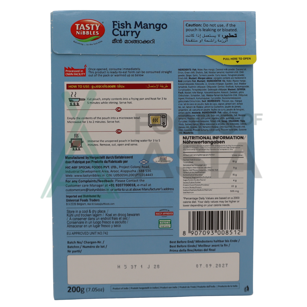 Tasty Nibbles Fish Mango Curry 200g