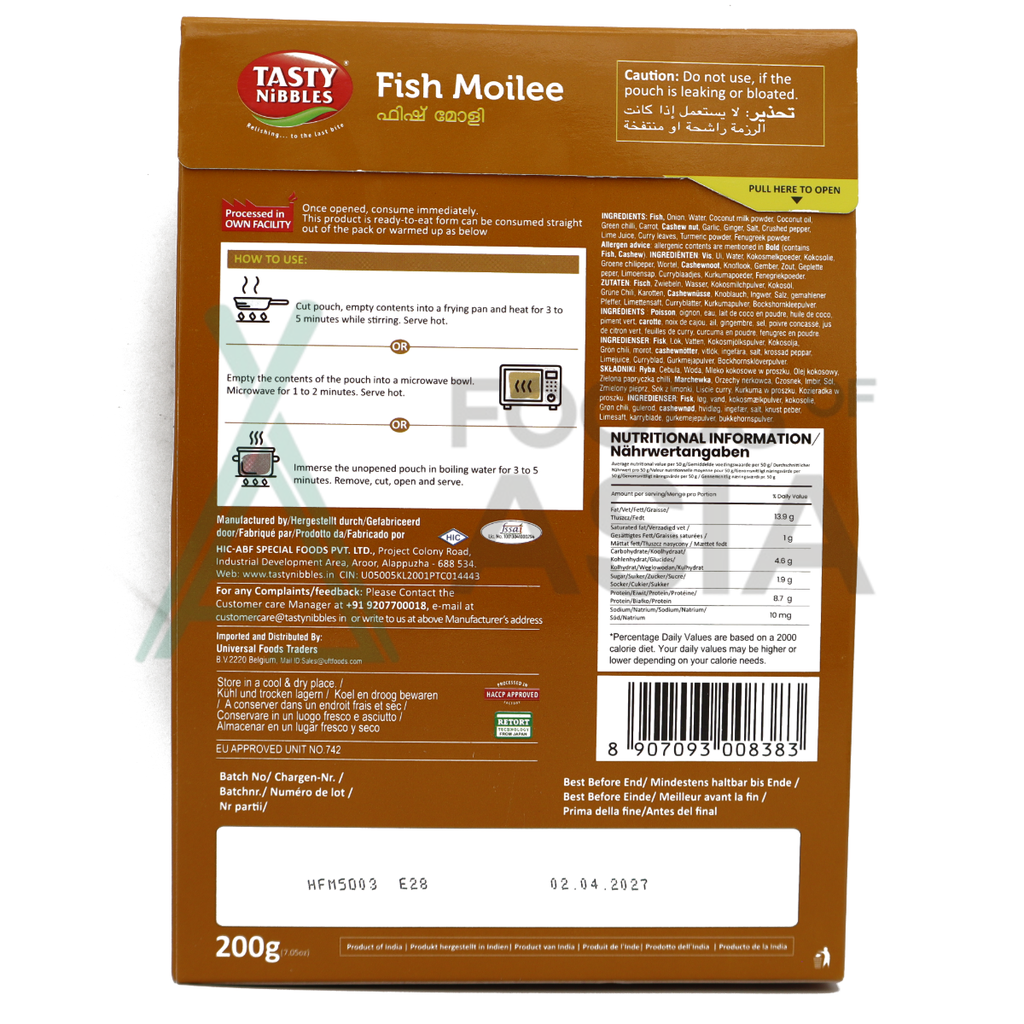 Tasty Nibbles Fish Moilee 200g