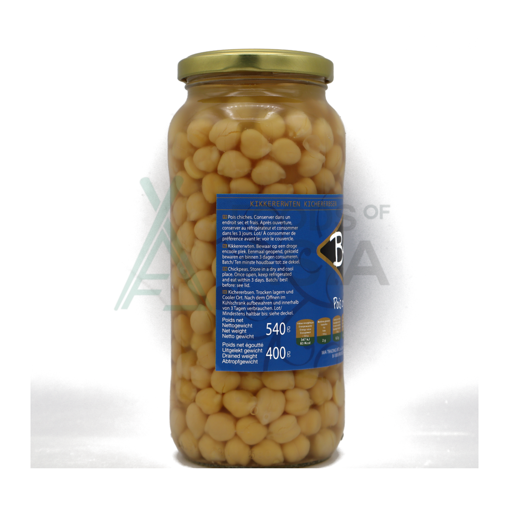 Bograin chickpeas 580ml