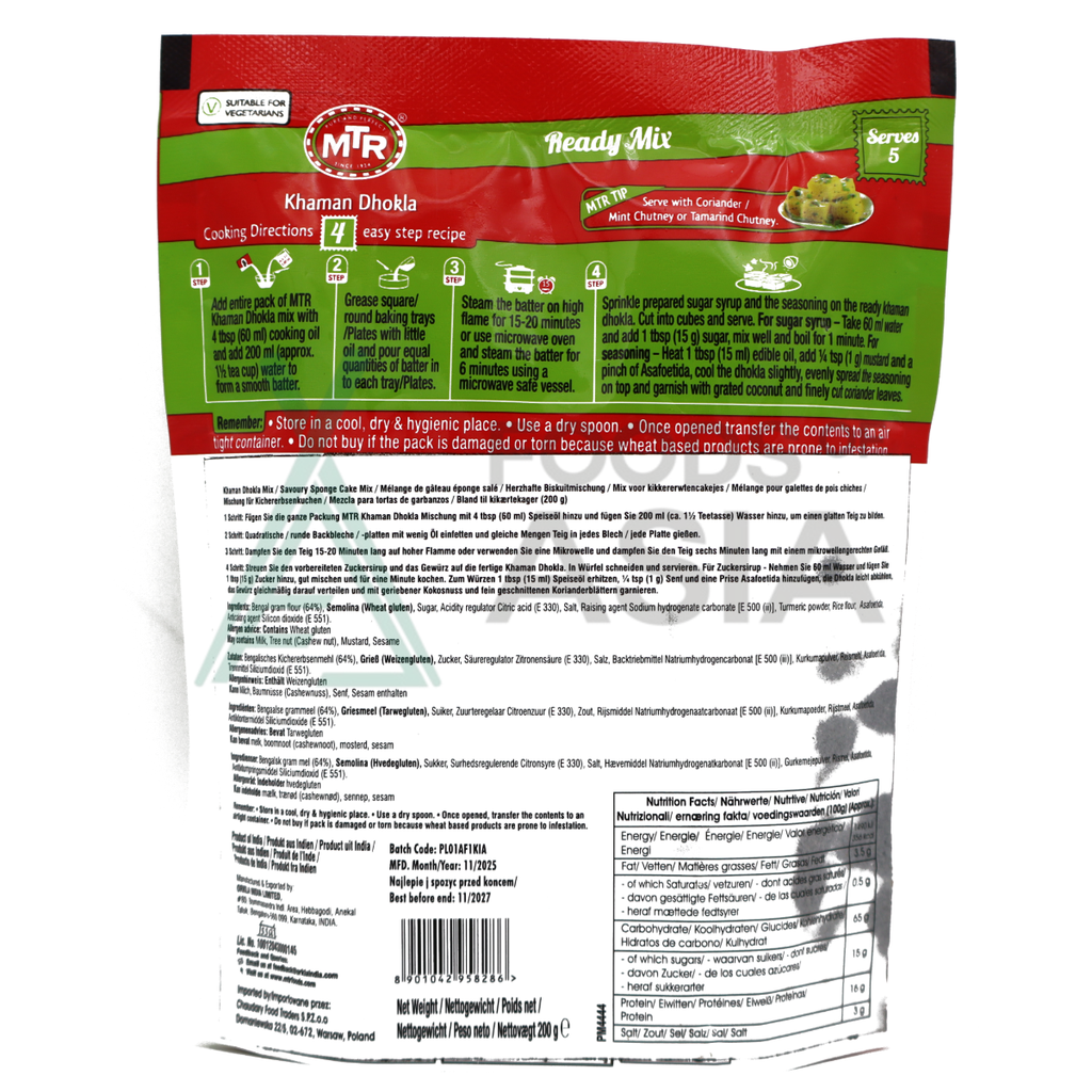 MTR Khaman Dhokla Ready Mix 200g