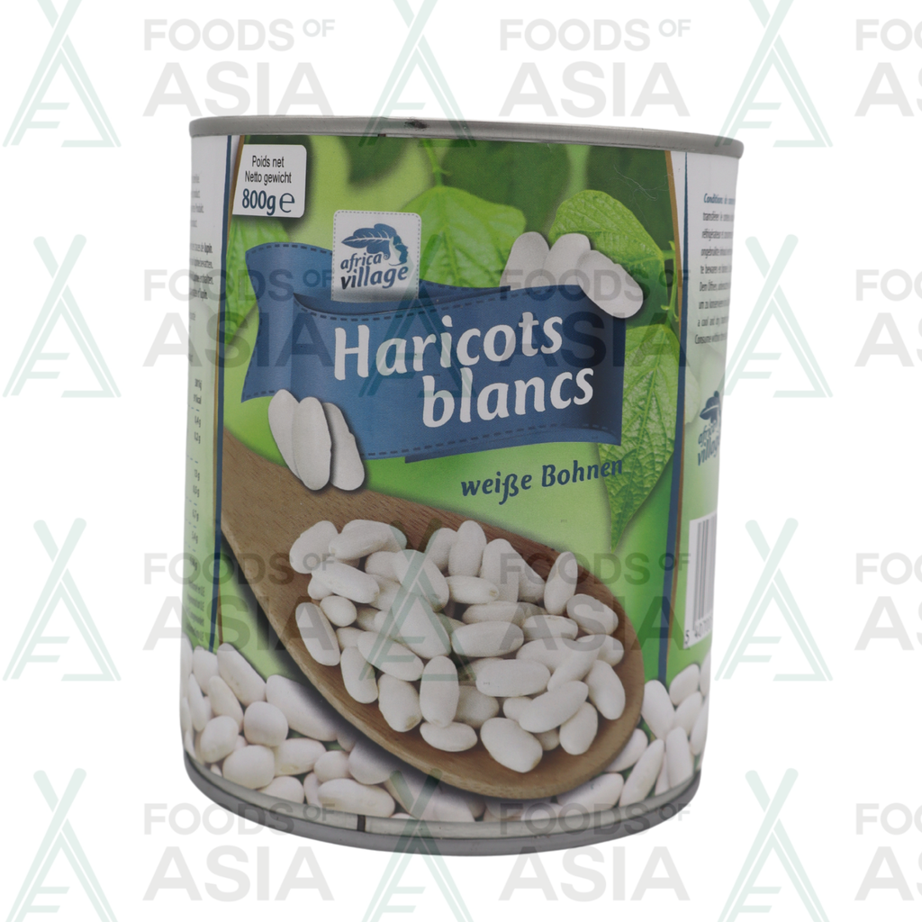 AFRICA VILLAGE BOITE WHITE BEANS 800G