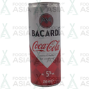 Coca Cola Bacardi 5%VOL 250ml