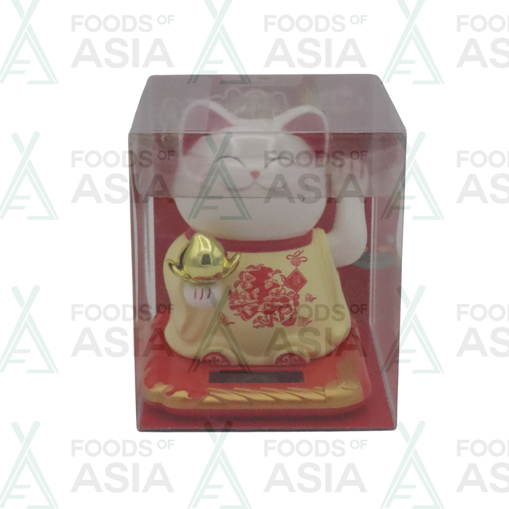 Golden Turtle Solar Lucky Cat (Silver)