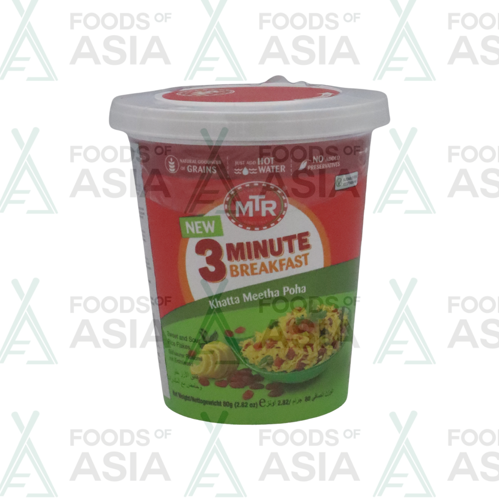 MTR Khatta Meetha Poha Cup 80g