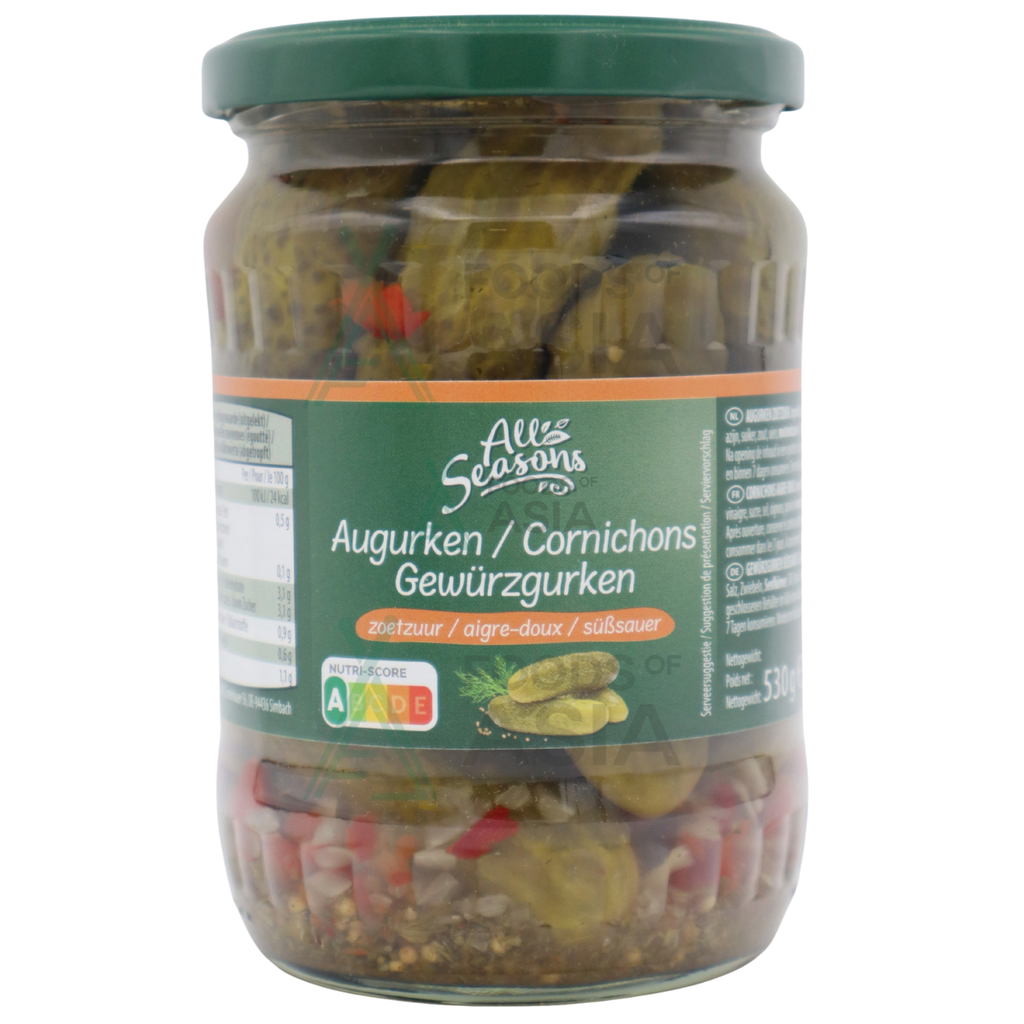 All Seasons Zoetzure augurken 530g
