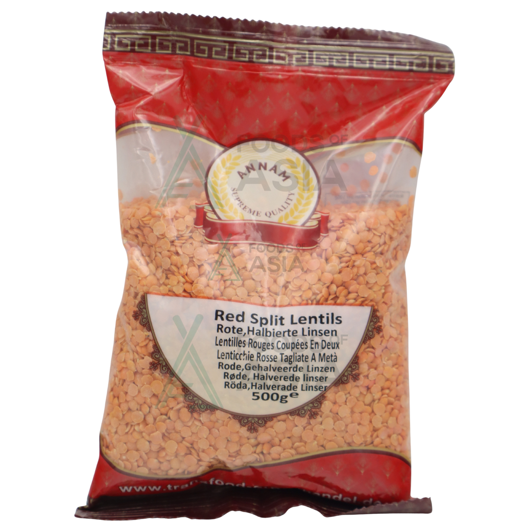 Annam Red Split Lantils 500g