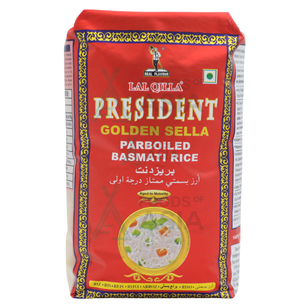 Lal Qilla President Golden Sella Parboiled Basmati Rice 1kg