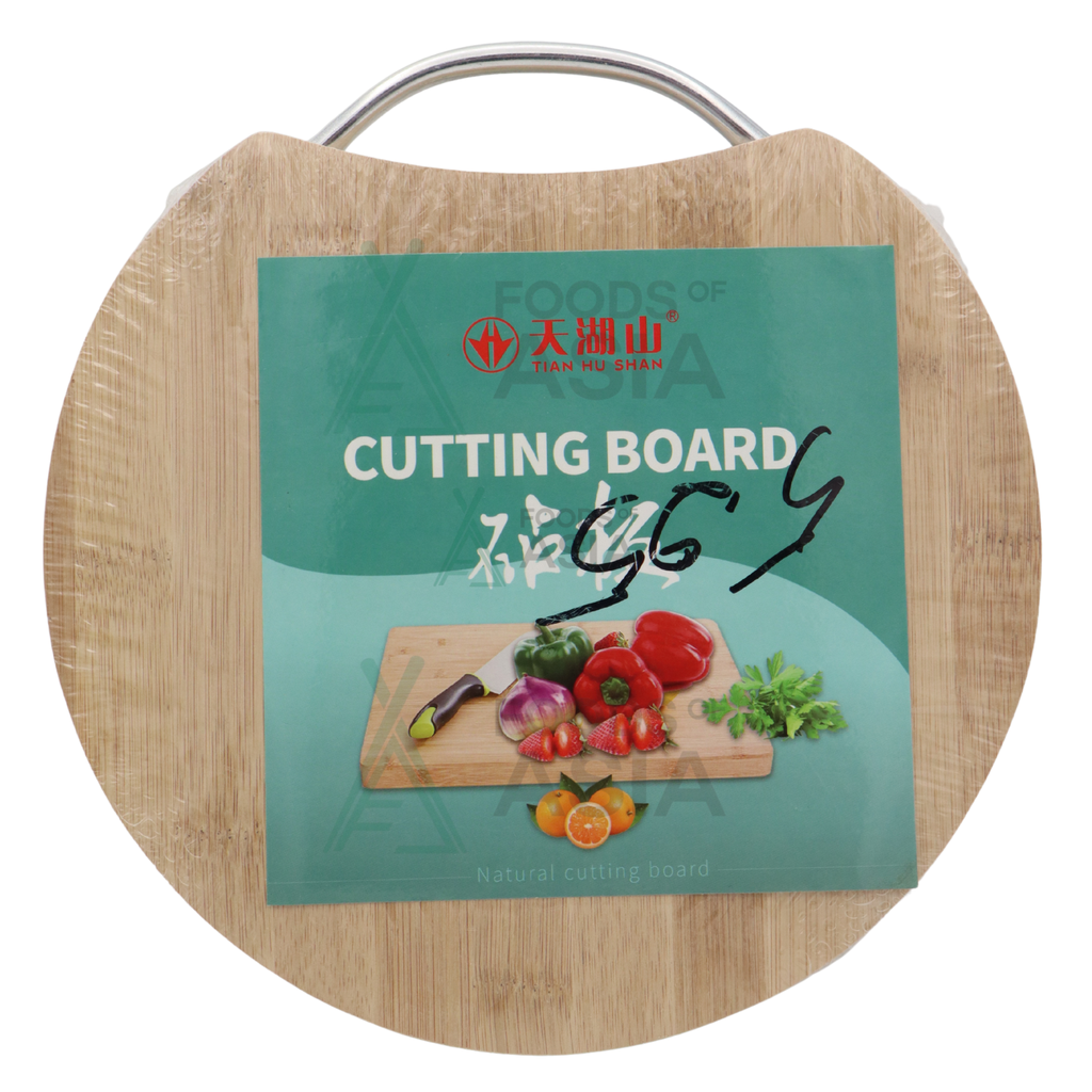 TIAN HU SHAN Bamboo Cutting Board Round 24cm