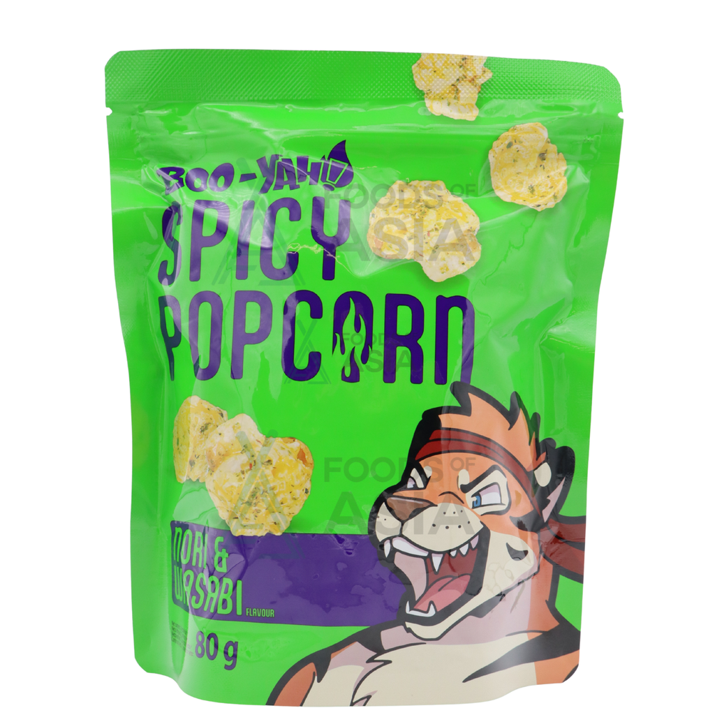 Boo-Yah Popcorn Nori Wasabi 80g