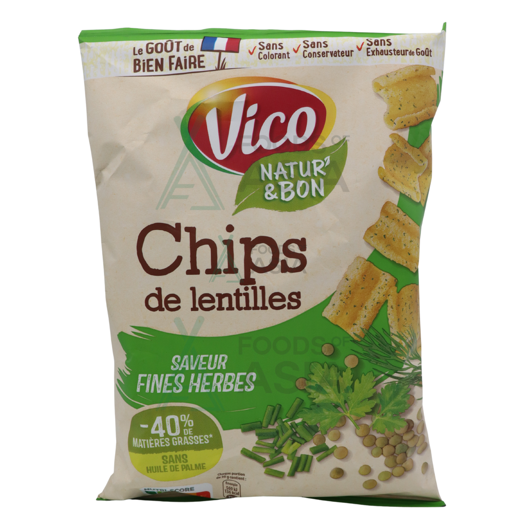 Vico Lentilles Chips Saveur Fines Herbes 85g