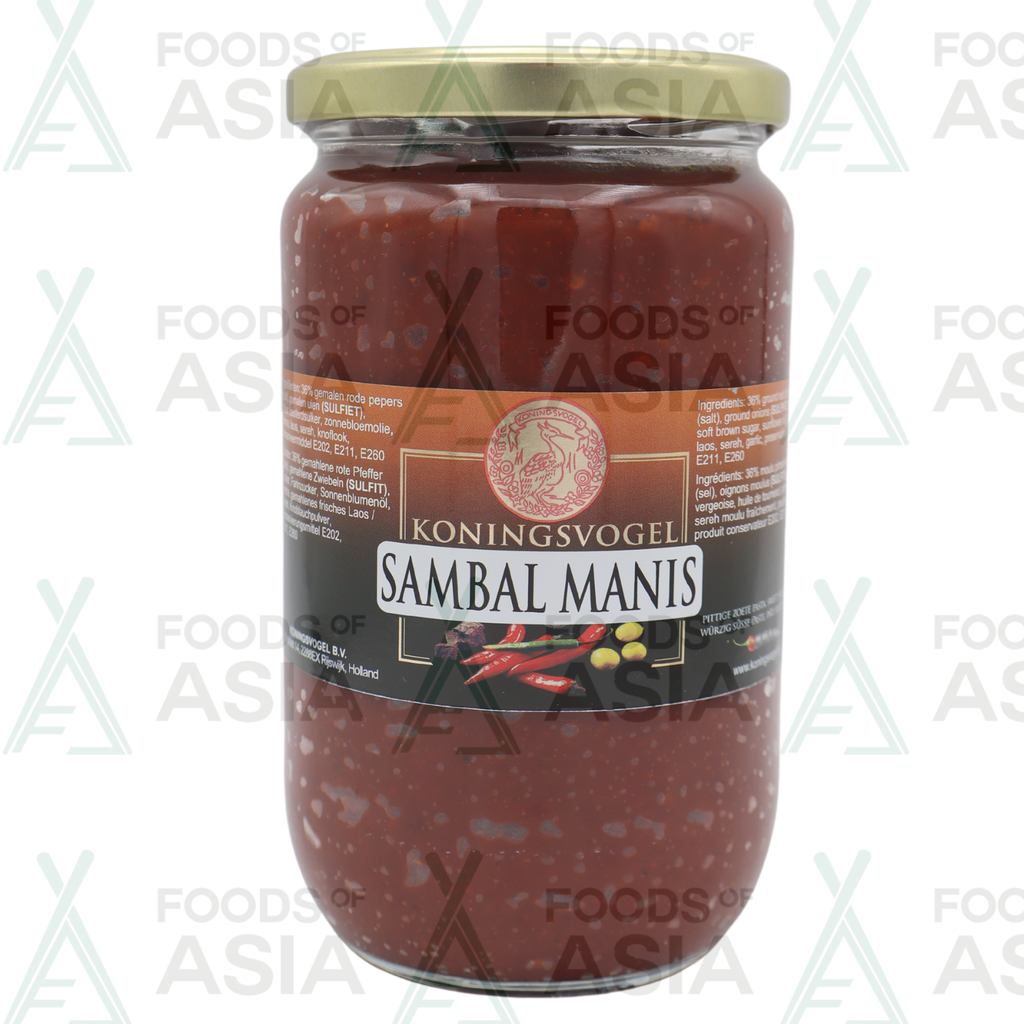 Koningsvogel Chilli Paste Manis 750g
