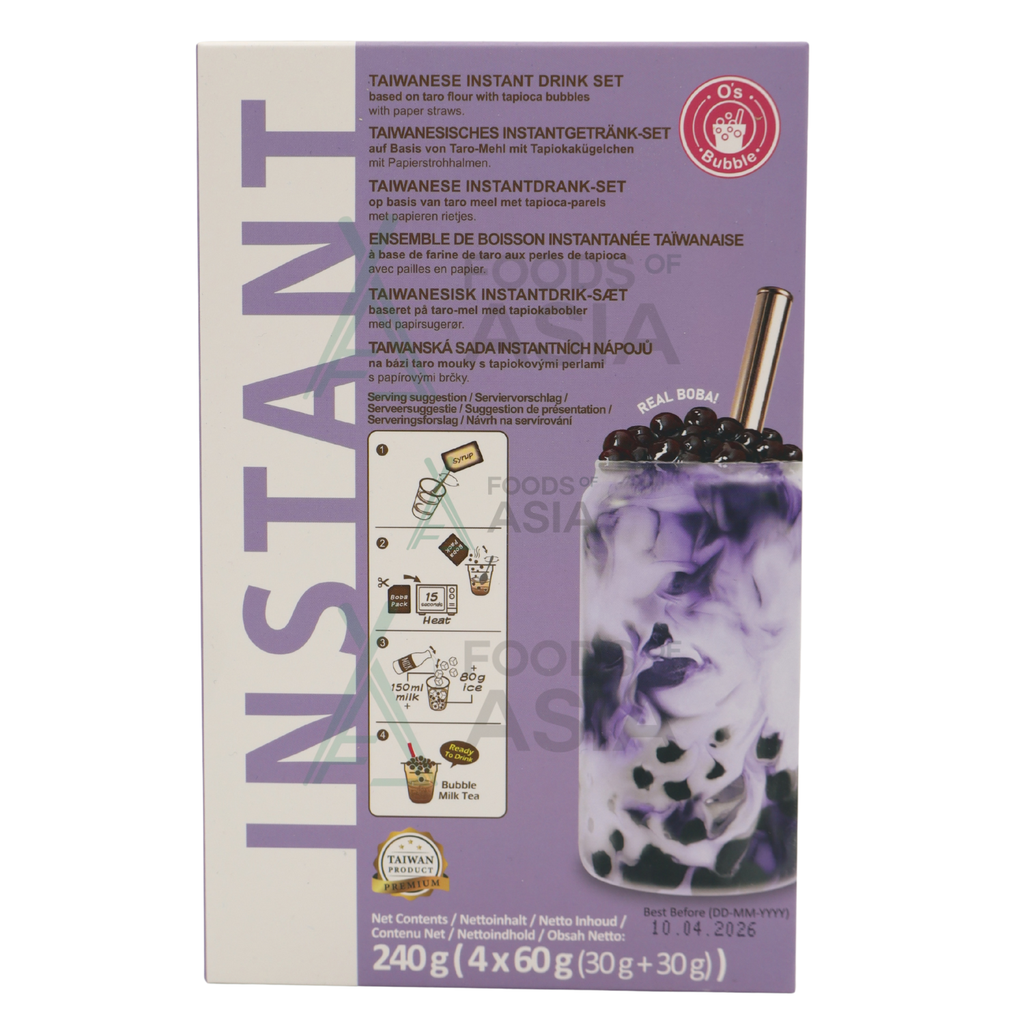 O's Bubble Instant Marbling Baba Kit Taro 240G