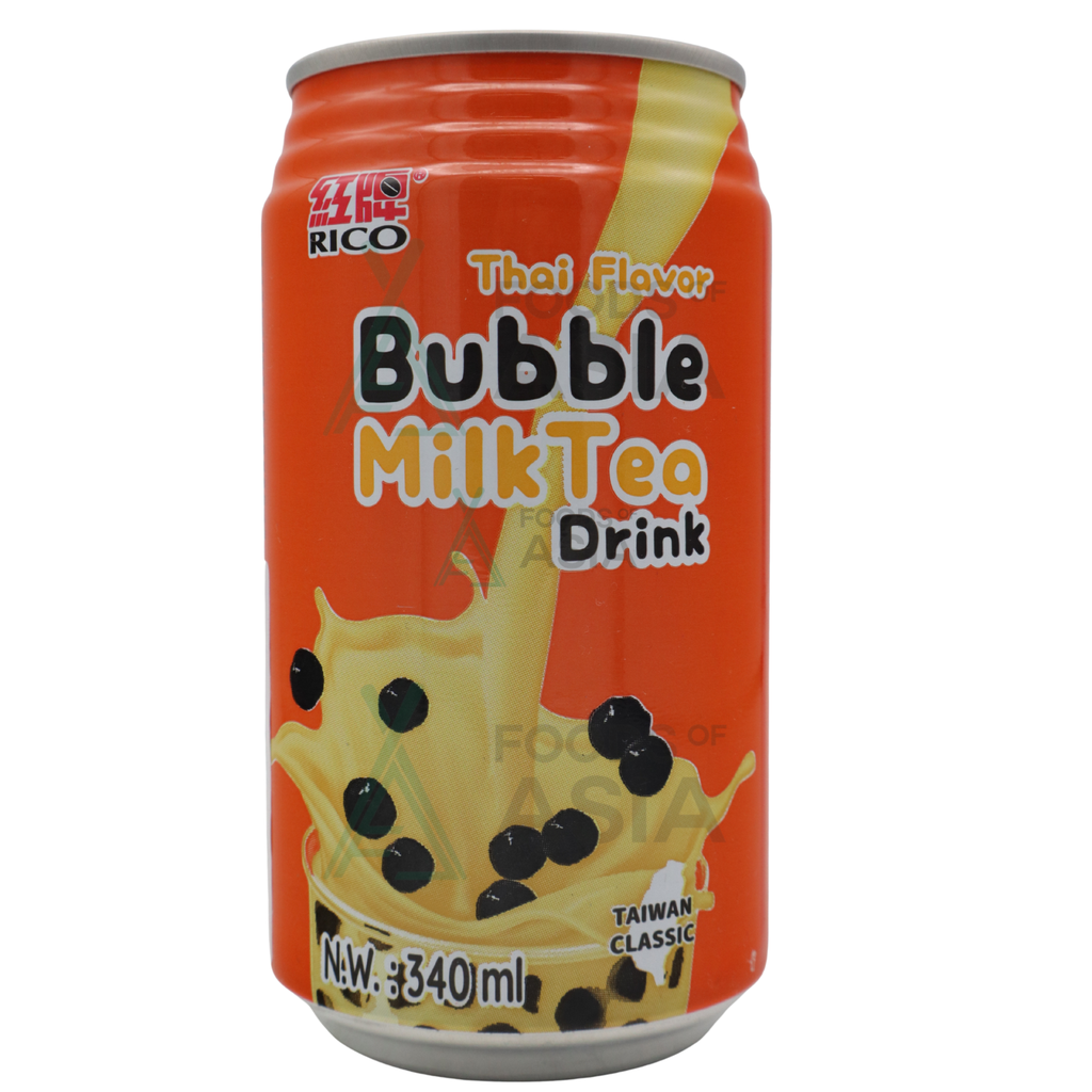 RICO Bubble Milk Tea Drink Thai Flavor 340ml
